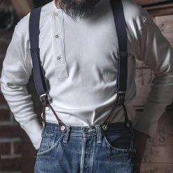 Bronson 14 Oz Side Closing Henley T-Shirt - White Long Sleeve T-Shirts 15 Bronson 14 Oz Side Closing Henley T-Shirt - White Long Sleeve T-Shirts