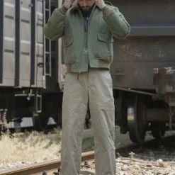 Bronson OUTERWEAR USAAF Type B-10 Flight Jacket - Olive 11 Bronson OUTERWEAR USAAF Type B-10 Flight Jacket - Olive