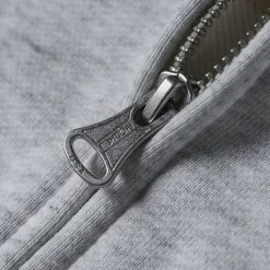 Non Stock 17.5 Oz Terry Cloth Zip-Up Hoodie - Light Gray TOPS