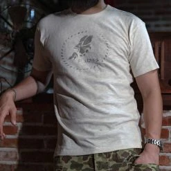 Bronson 1940s USN Seabees Slub Cotton Training T-Shirt