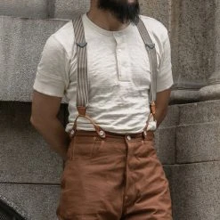 Bronson 1890s Slub Cotton Henley T-Shirt Back In Stock