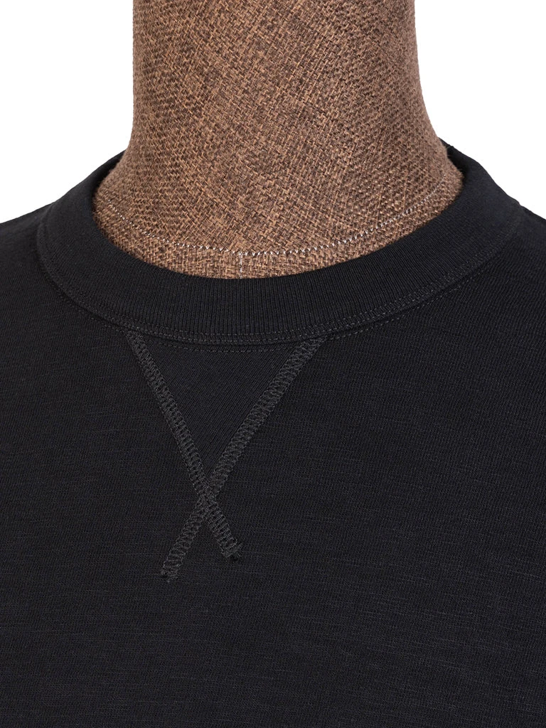 Non Stock 10.5 Oz US Cotton Tubular Gusset T-Shirt - Black 6 Non Stock 10.5 Oz US Cotton Tubular Gusset T-Shirt - Black