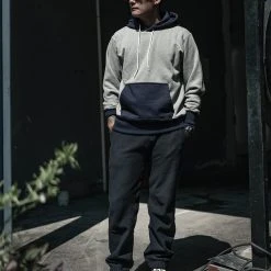 Bronson NEW ARRIVALS 1950s 20.5 Oz Terry Cloth Reverse Weave Sweatpants - Black