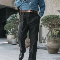 Bronson Lot 962 1960s 15 Oz Cotton Double Pleated Pants