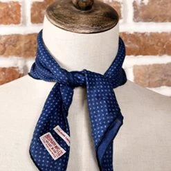 Bronson Natural Plant Indigo Blue Retro Polka Dot Bandana ACCESSORIES 9 Bronson Natural Plant Indigo Blue Retro Polka Dot Bandana ACCESSORIES