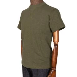 Non Stock 10.5 Oz US Cotton Tubular Gusset T-Shirt - Green 20 Non Stock 10.5 Oz US Cotton Tubular Gusset T-Shirt - Green