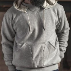 Bronson 1930s 20 Oz Terry Cloth Hooded Sweatshirt TOPS