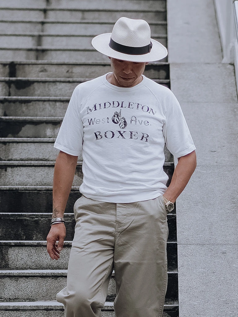 Bronson Back In Stock Heavy Duty Boxer Physical Training T-Shirt - White 9 Bronson Back In Stock Heavy Duty Boxer Physical Training T-Shirt - White