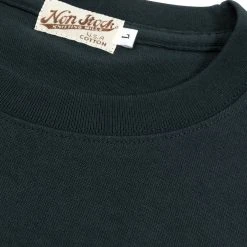 Non Stock 9 Oz US Cotton Tubular T-Shirt - Vintage Black TOPS