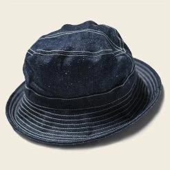 Bronson 12 Oz Selvedge Denim Bucket Hat ACCESSORIES 12 Bronson 12 Oz Selvedge Denim Bucket Hat ACCESSORIES