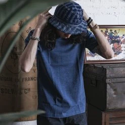 Non Stock 9 Oz US Cotton Tubular T-Shirt - Denim Blue