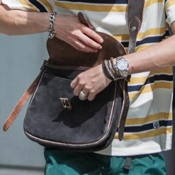 Bronson ACCESSORIES WWI US Army Messenger Bag - Black