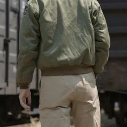 Bronson OUTERWEAR USAAF Type B-10 Flight Jacket - Olive 9 Bronson OUTERWEAR USAAF Type B-10 Flight Jacket - Olive