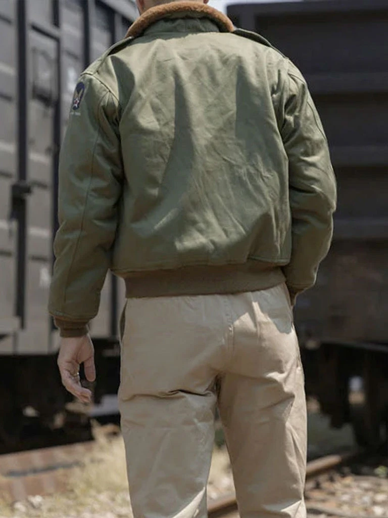 Bronson OUTERWEAR USAAF Type B-10 Flight Jacket - Olive 4 Bronson OUTERWEAR USAAF Type B-10 Flight Jacket - Olive