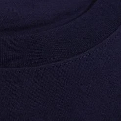 Non Stock 9 Oz US Cotton Tubular T-Shirt - Navy TOPS