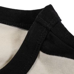 Non Stock Heavyweight Cotton Wide Striped T-Shirt - Black/White BEST SELLERS