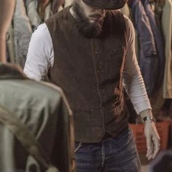 Bronson OUTERWEAR 1910s Retro Corduroy Vest