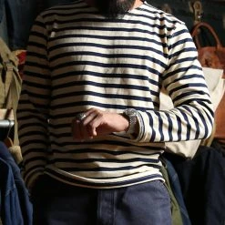 Bronson Breton Stripe Long Sleeve T-Shirt Back In Stock