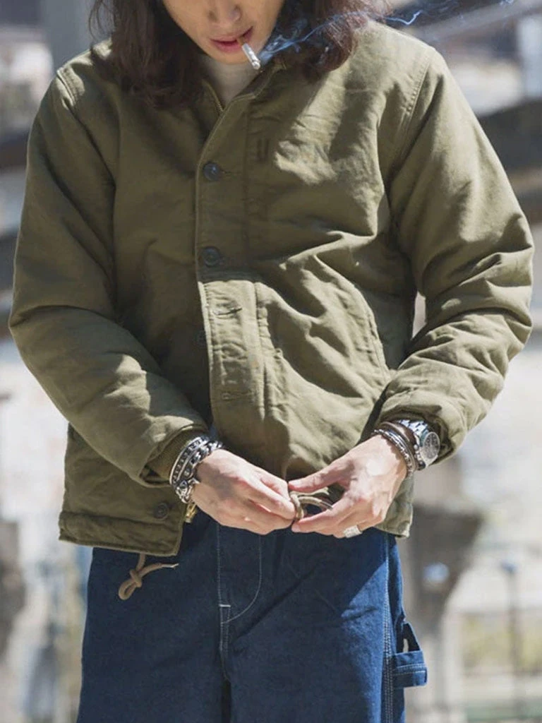 Non Stock 1940s US Navy N-1 Deck Jacket - Faux Fur Inner OUTERWEAR 7 Non Stock 1940s US Navy N-1 Deck Jacket - Faux Fur Inner OUTERWEAR