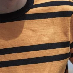 Non Stock 9.8 Oz IVY Style Striped T-Shirt - Yellow/Black