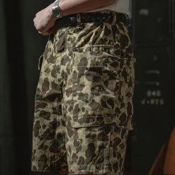 Bronson US Army M-43 Duck Hunter Camo Shorts Back In Stock