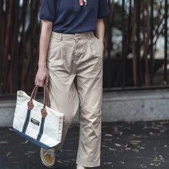 Bronson NEW ARRIVALS 11 Oz Vintage Ribbed Cotton Henley T-Shirt - Navy
