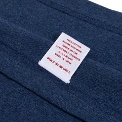 Non Stock 9 Oz US Cotton Tubular T-Shirt - Denim Blue