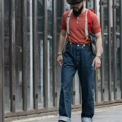 Bronson Vintage Short Sleeve Henley T-Shirt 37 Bronson Vintage Short Sleeve Henley T-Shirt