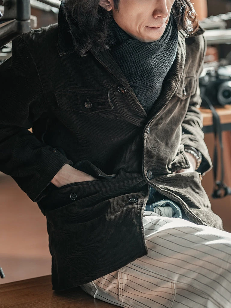 Non Stock USN Wool Scarf - Black 4 Non Stock USN Wool Scarf - Black