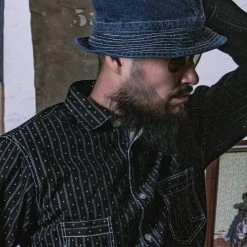 Bronson 12 Oz Selvedge Denim Bucket Hat ACCESSORIES