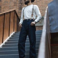 Bronson Vintage Long Sleeve Henley T-Shirt - White 17 Bronson Vintage Long Sleeve Henley T-Shirt - White