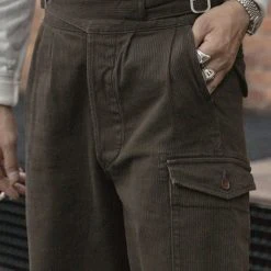 Bronson British Army Bedford Cord Gurkha Bermuda Trousers 18 Bronson British Army Bedford Cord Gurkha Bermuda Trousers