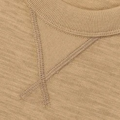 Non Stock TOPS 10.5 Oz US Cotton Tubular Gusset T-Shirt - Sand 29 Non Stock TOPS 10.5 Oz US Cotton Tubular Gusset T-Shirt - Sand