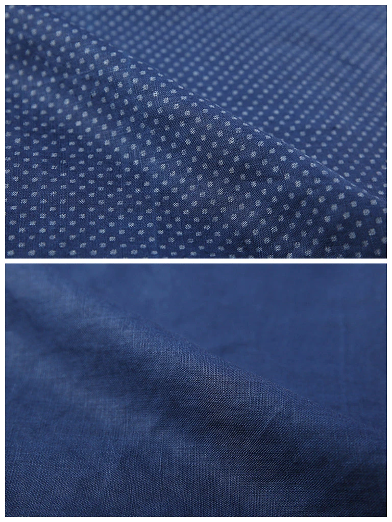 Bronson Natural Plant Indigo Blue Retro Polka Dot Bandana ACCESSORIES 5 Bronson Natural Plant Indigo Blue Retro Polka Dot Bandana ACCESSORIES