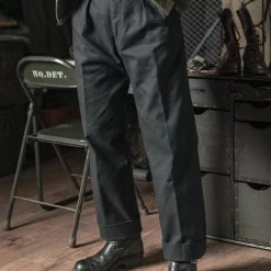 Bronson Lot 962 1960s 15 Oz Cotton Double Pleated Pants