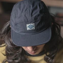 Non Stock 7.5 Oz Ripstop Cotton 5 Panel Cap - Navy ACCESSORIES
