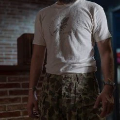 Bronson 1940s USN Seabees Slub Cotton Training T-Shirt