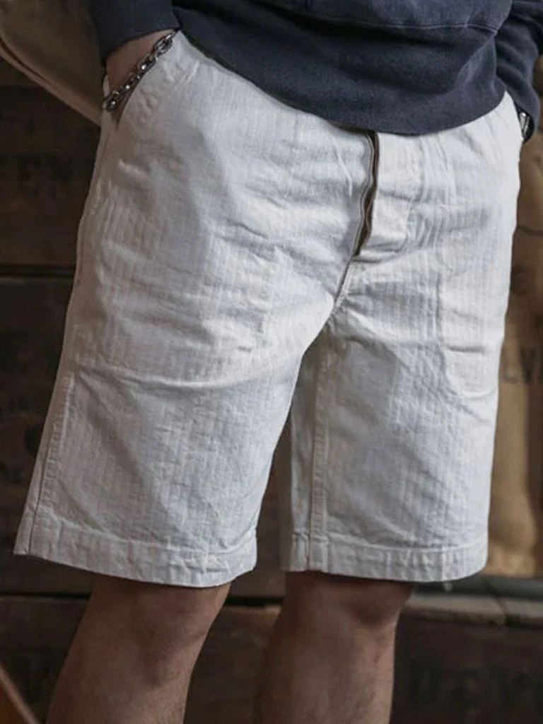 Bronson BOTTOMS 1940s WWII USN 12 Oz HBT Fatigue Deck Shorts 5 Bronson BOTTOMS 1940s WWII USN 12 Oz HBT Fatigue Deck Shorts