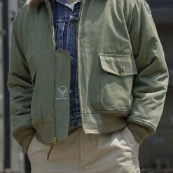Bronson OUTERWEAR USAAF Type B-10 Flight Jacket - Olive 8 Bronson OUTERWEAR USAAF Type B-10 Flight Jacket - Olive