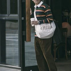 Non Stock Classic Fit Striped Jersey Rugby Shirt - Green Ivy Stripe TOPS 17 Non Stock Classic Fit Striped Jersey Rugby Shirt - Green Ivy Stripe TOPS