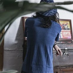 Non Stock 9 Oz US Cotton Tubular T-Shirt - Denim Blue