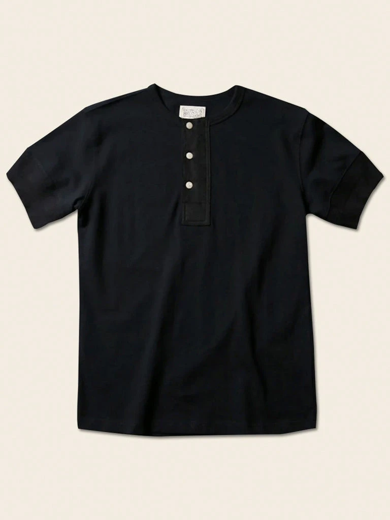Bronson Vintage Short Sleeve Henley T-Shirt 5 Bronson Vintage Short Sleeve Henley T-Shirt