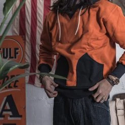 Bronson TOPS 23 Oz Two-Tone Attached Hood Parka