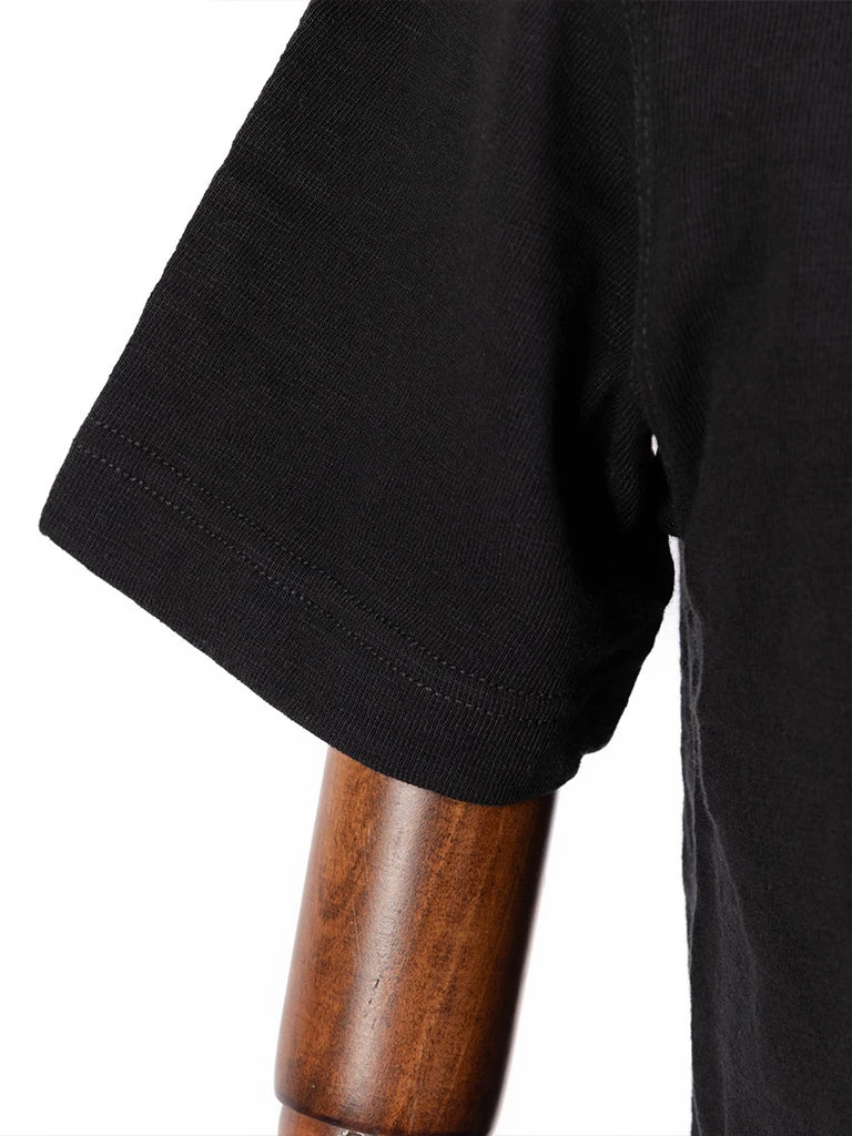 Non Stock 10.5 Oz US Cotton Tubular Gusset T-Shirt - Black 9 Non Stock 10.5 Oz US Cotton Tubular Gusset T-Shirt - Black