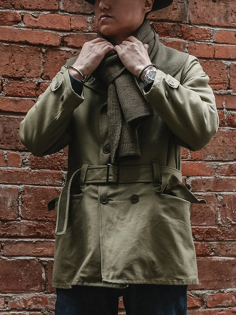 Non Stock USN Wool Scarf - Olive 4 Non Stock USN Wool Scarf - Olive