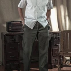 Bronson Back In Stock Classic Panama Open Collar Shirt - Ivory White