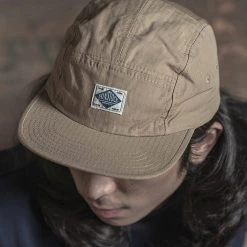 Non Stock 7.5 Oz Ripstop Cotton 5 Panel Cap - Khaki