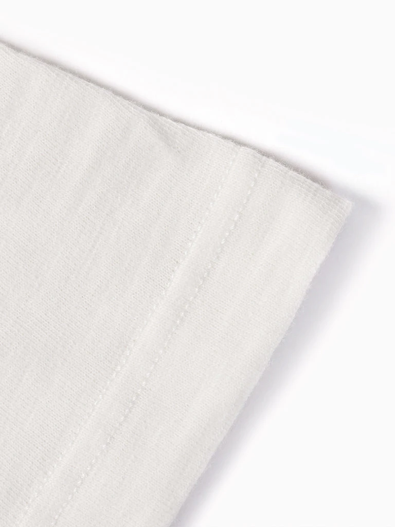 Non Stock 10.5 Oz US Cotton Tubular Gusset T-Shirt - White TOPS 16 Non Stock 10.5 Oz US Cotton Tubular Gusset T-Shirt - White TOPS