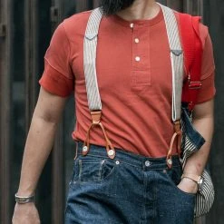 Bronson Vintage Short Sleeve Henley T-Shirt 35 Bronson Vintage Short Sleeve Henley T-Shirt