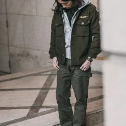 Non Stock 1950s Korean War US Army OG108 Wool Field Shirt